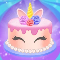 Unicorn Cake Cooking Games 2-6